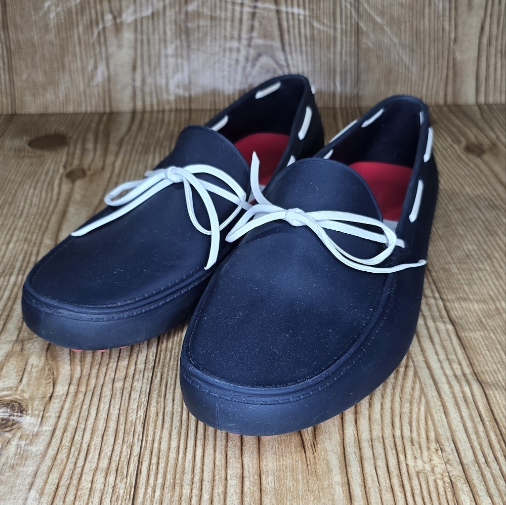 HUNTER Men's Navy Blue Waterproof‎ Loafers Size 8